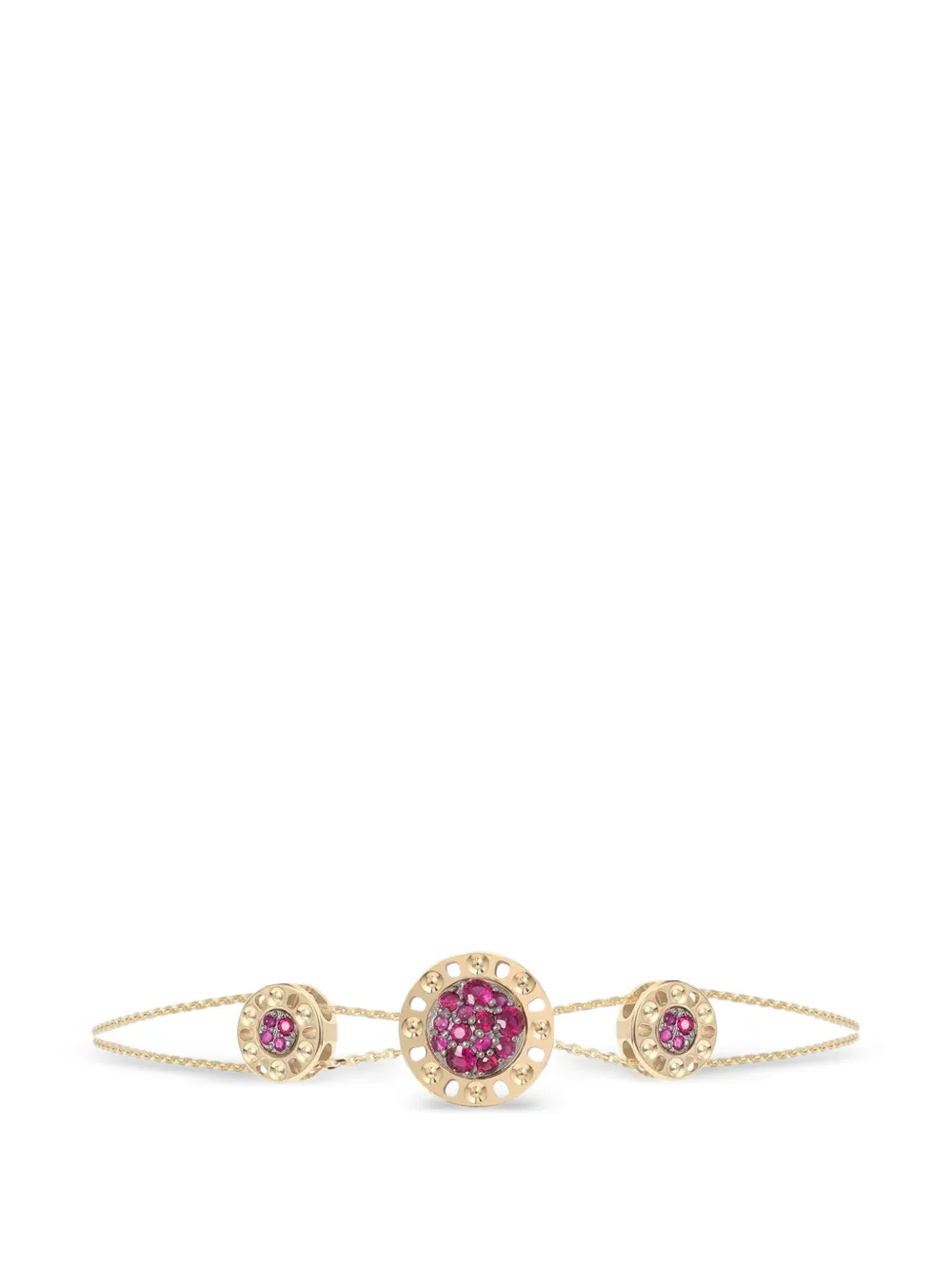 Officina Bernardi Senzatempo Essence Armband mit Rubin und Diamanten - Gold