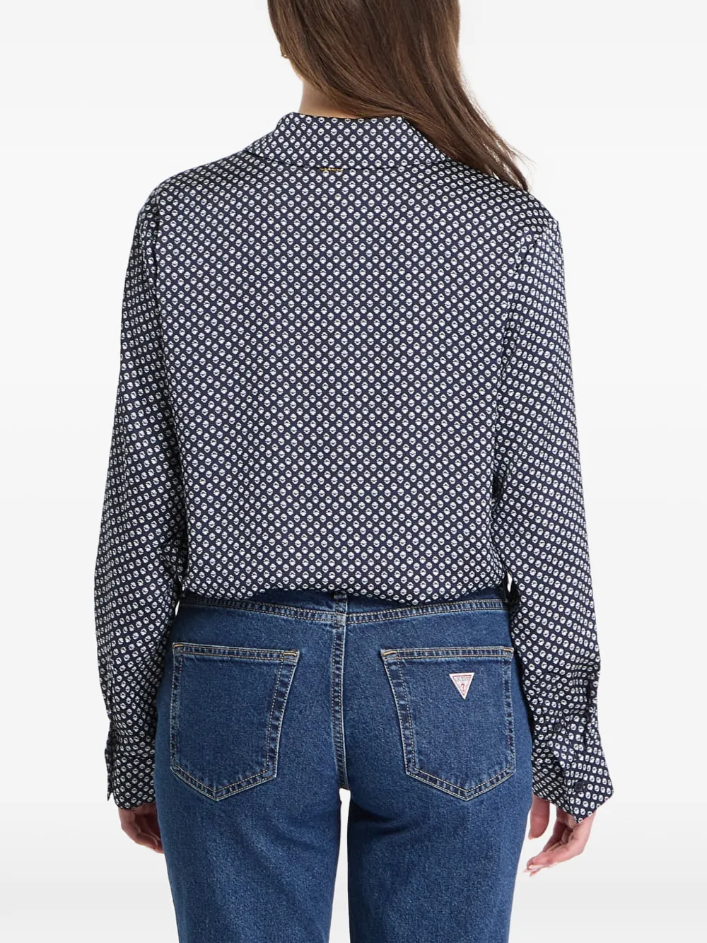 Michael Kors Shirt met lange mouwen Blauw
