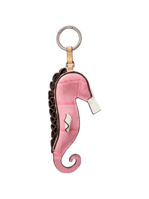 Tory Burch llavero con motivo de caballito de mar