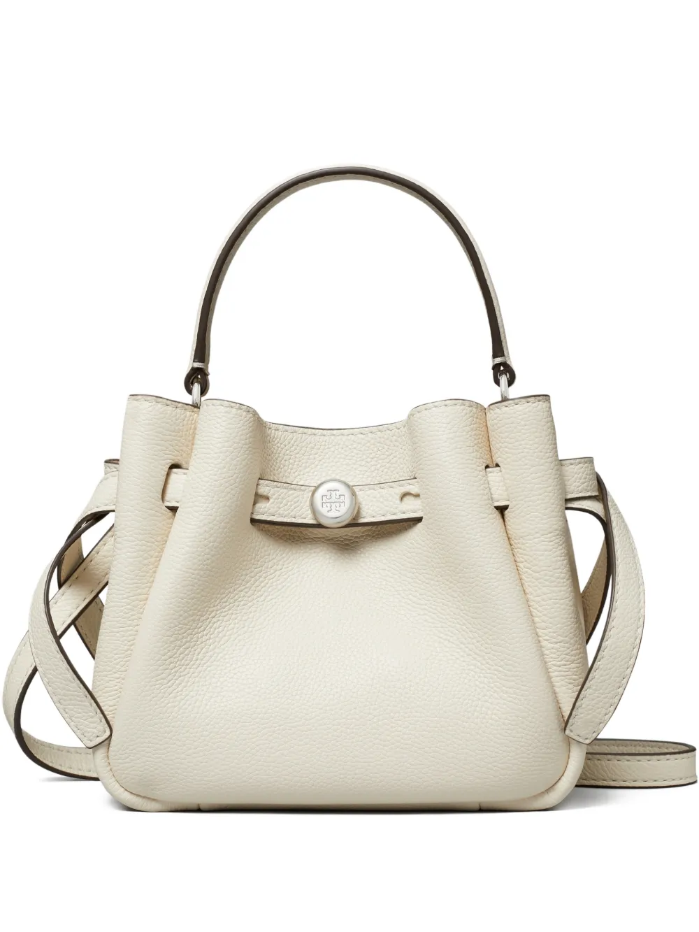 Tory Burch Borsa a secchiello Romy mini - Toni neutri