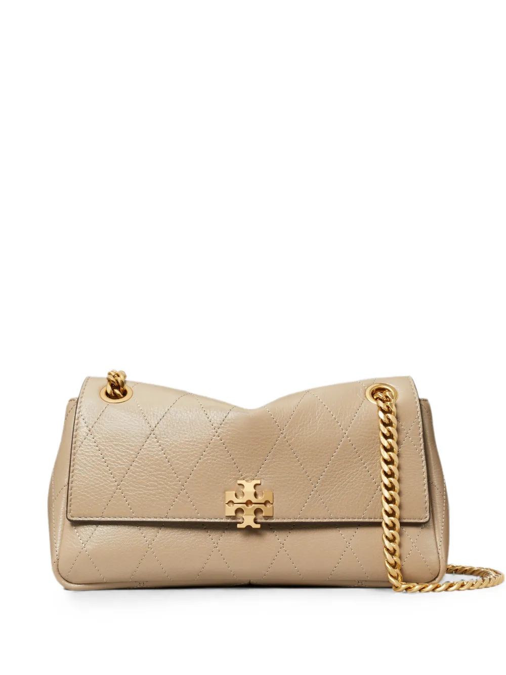 Tory Burch small Charlie quilted shoulder bag - Toni neutri