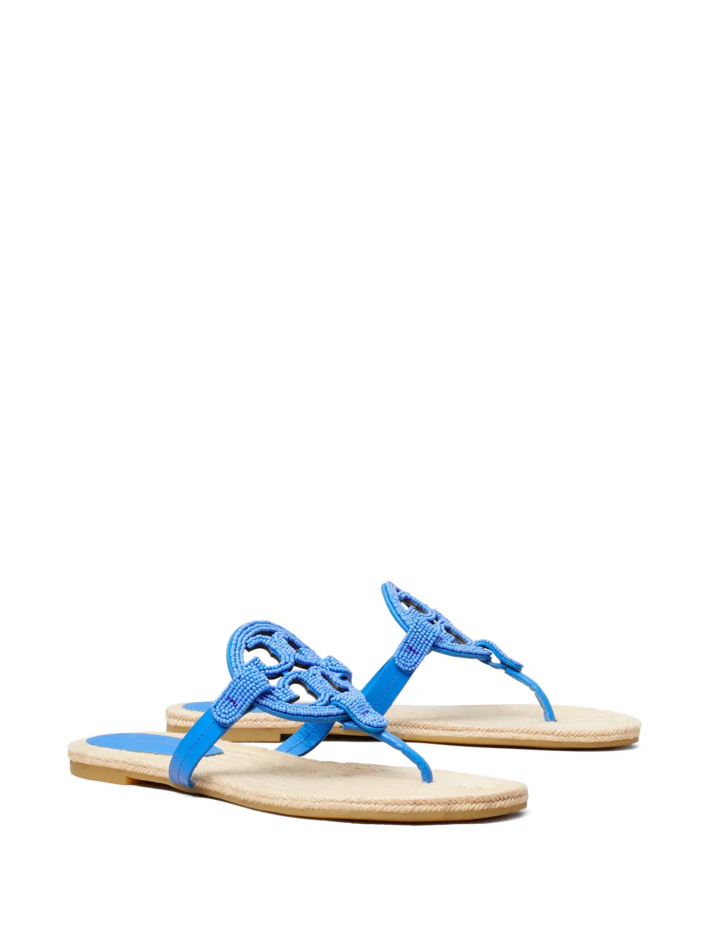 Tory Burch Miller kralen espadrilles Blauw