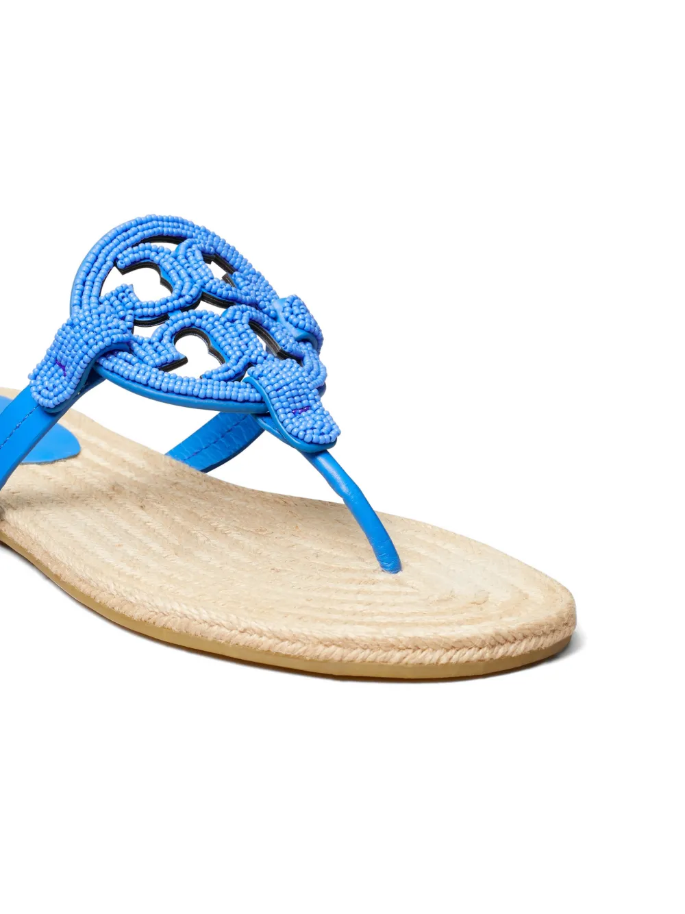 Tory Burch Miller kralen espadrilles Blauw