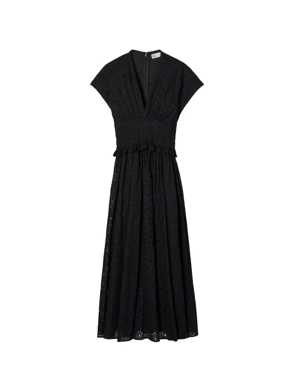 Tory Burch eyelet cotton dress - Schwarz