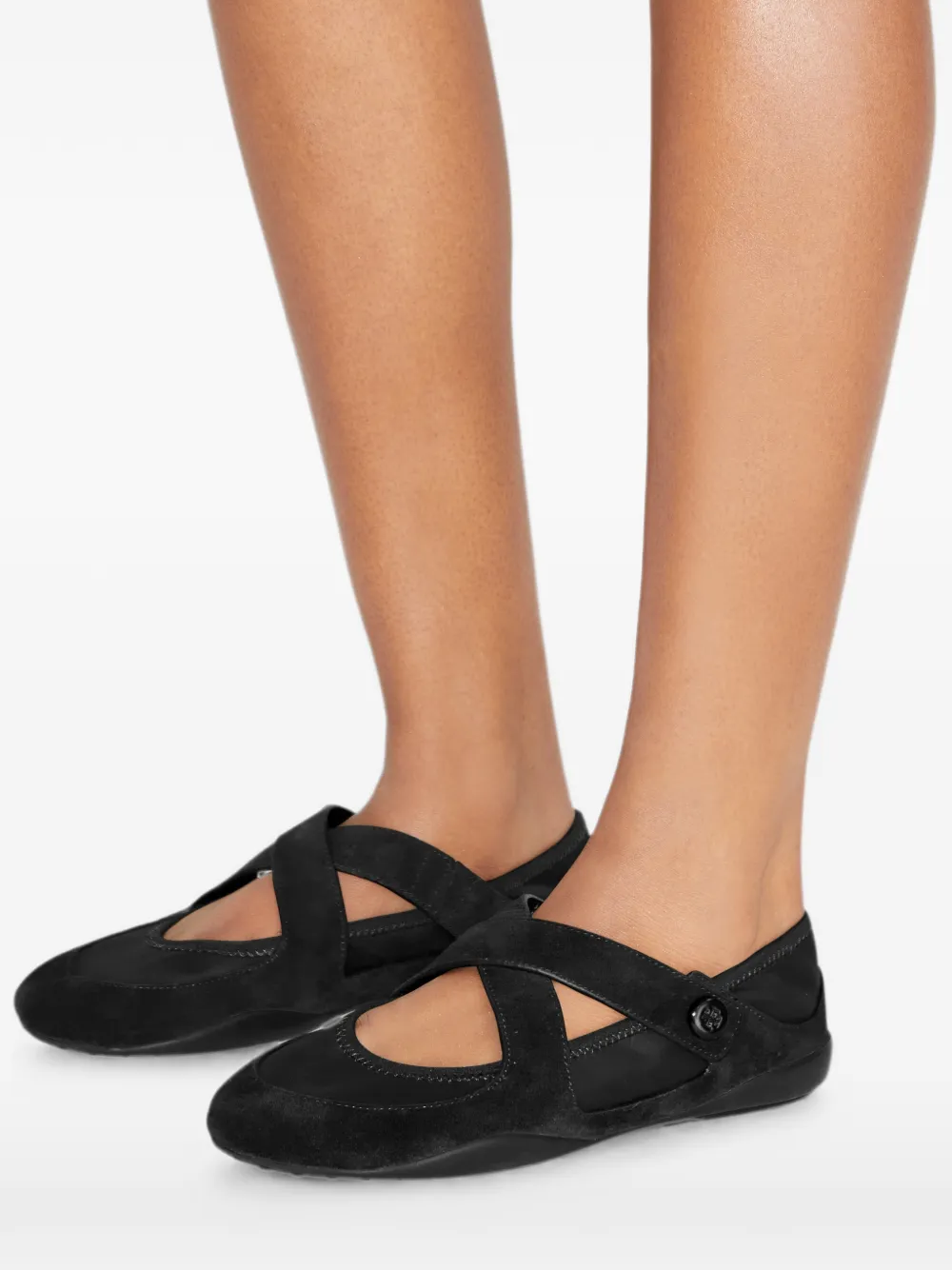 Tory Burch Romy Sport Mary Janes schoenen Zwart