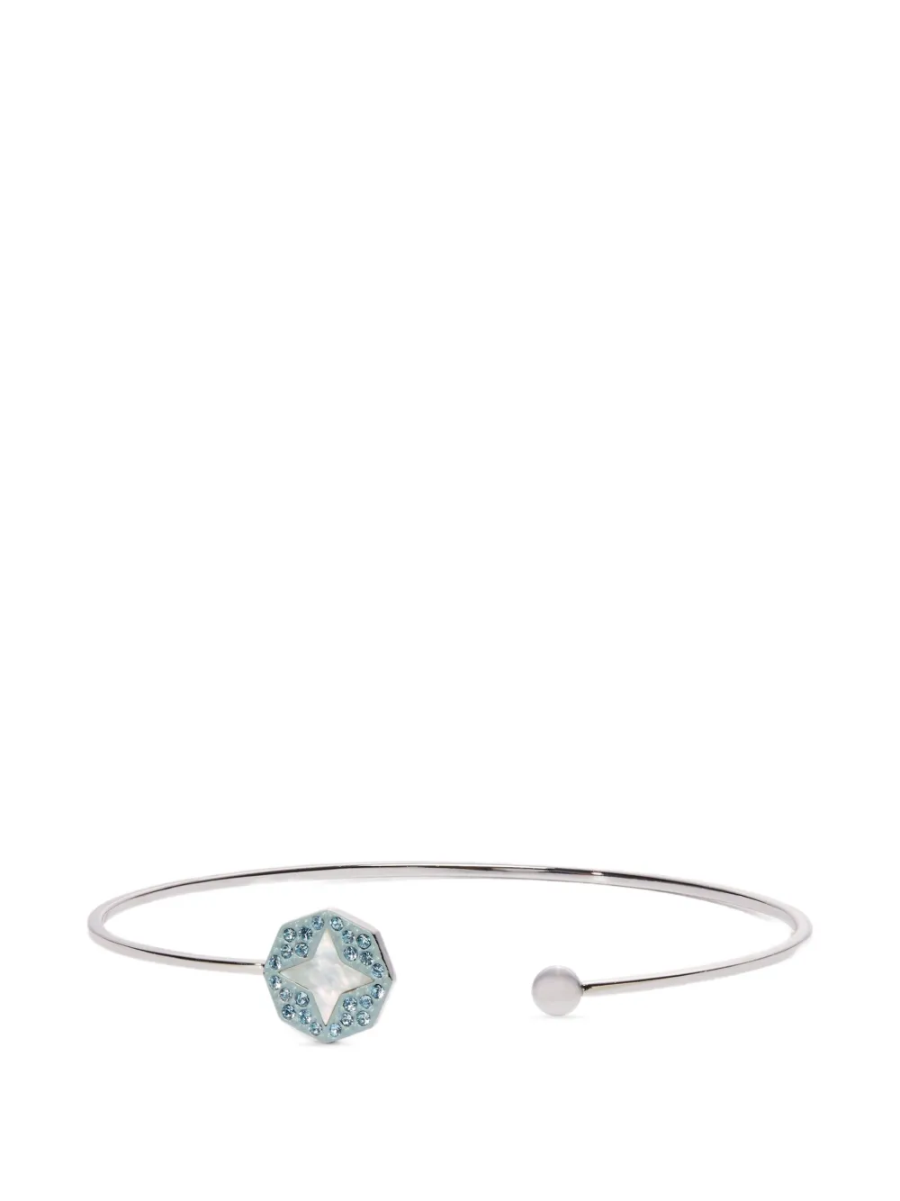 Tory Burch Forget Me Not cuff bracelet - Argento