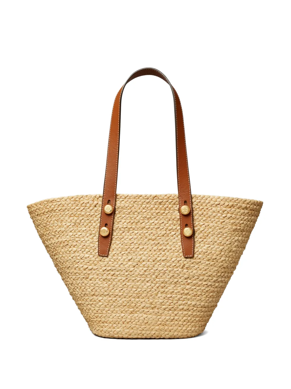Tory Burch Kleine Romy Tote Bag aus Korb - Nude