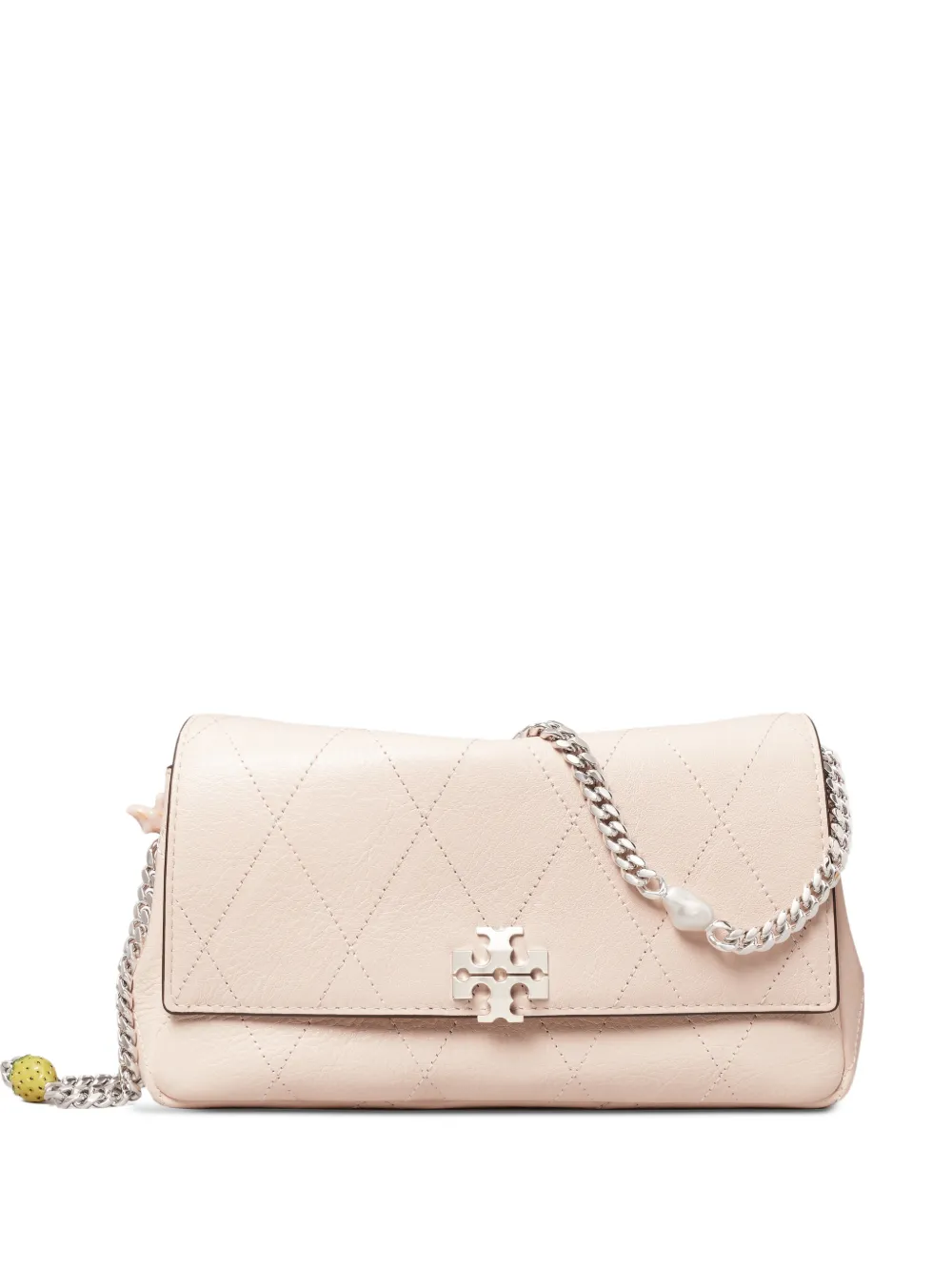 Tory Burch Charlie quilted chain crossbody bag - Toni neutri