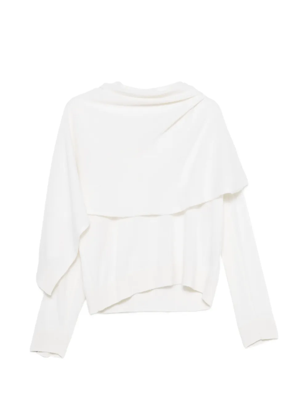 Darkpark Addison Long-sleeve Sweater In White