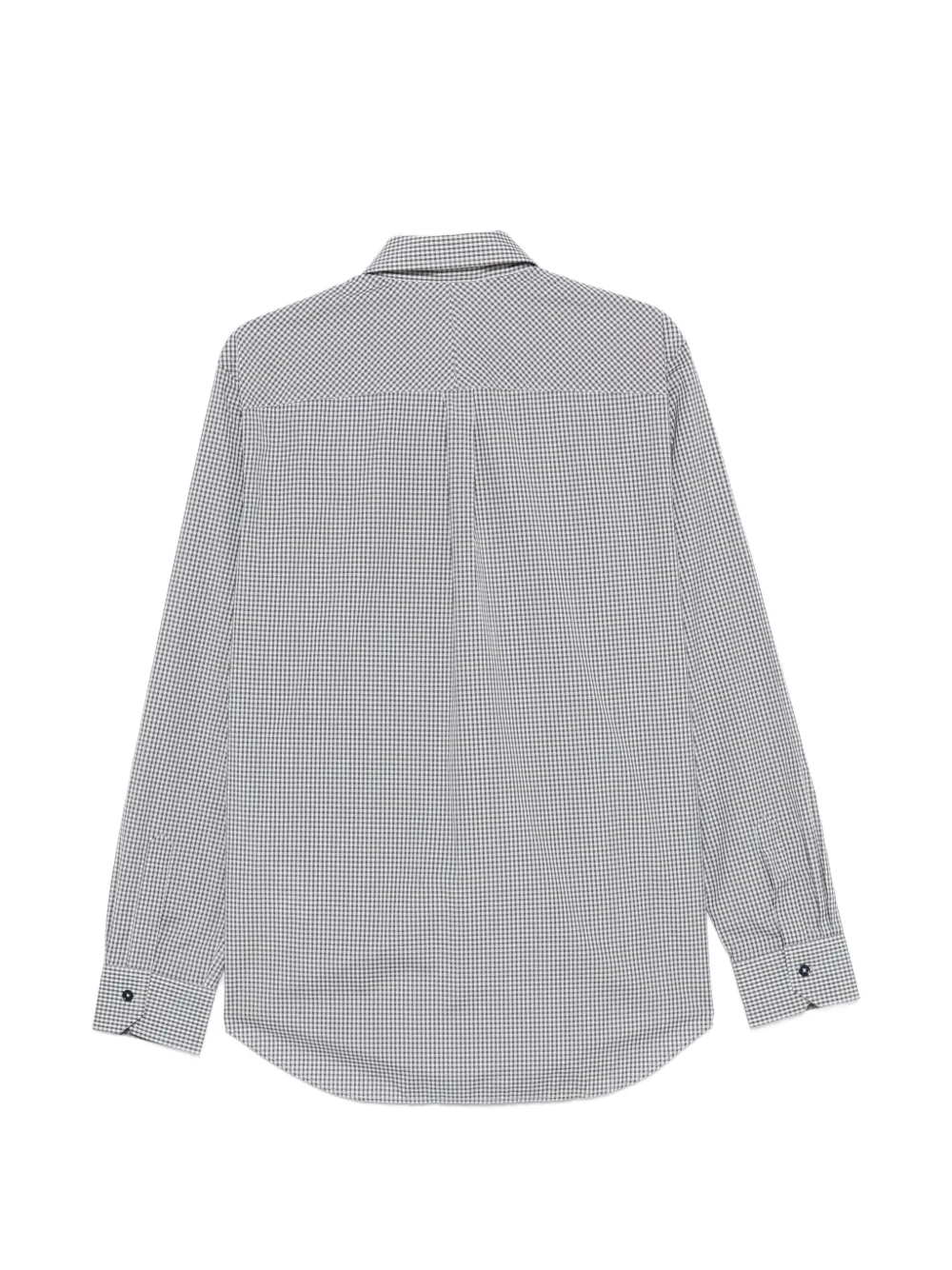 Paul Smith Overhemd met gingham ruit en knopen Grijs