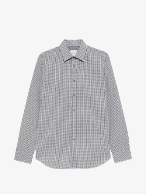Paul Smith gingham-check buttoned shirt