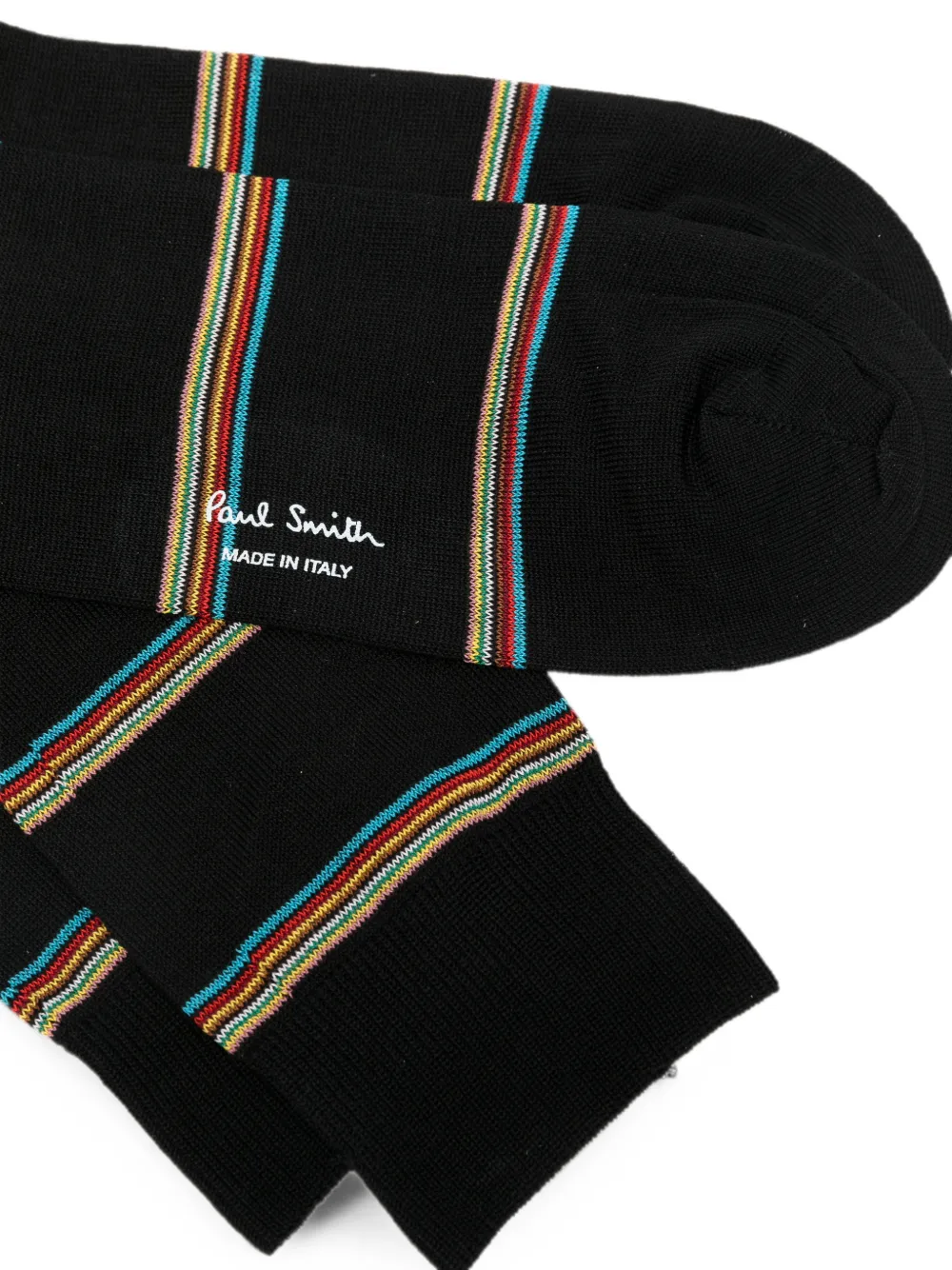 Paul Smith Gestreepte sokken Zwart