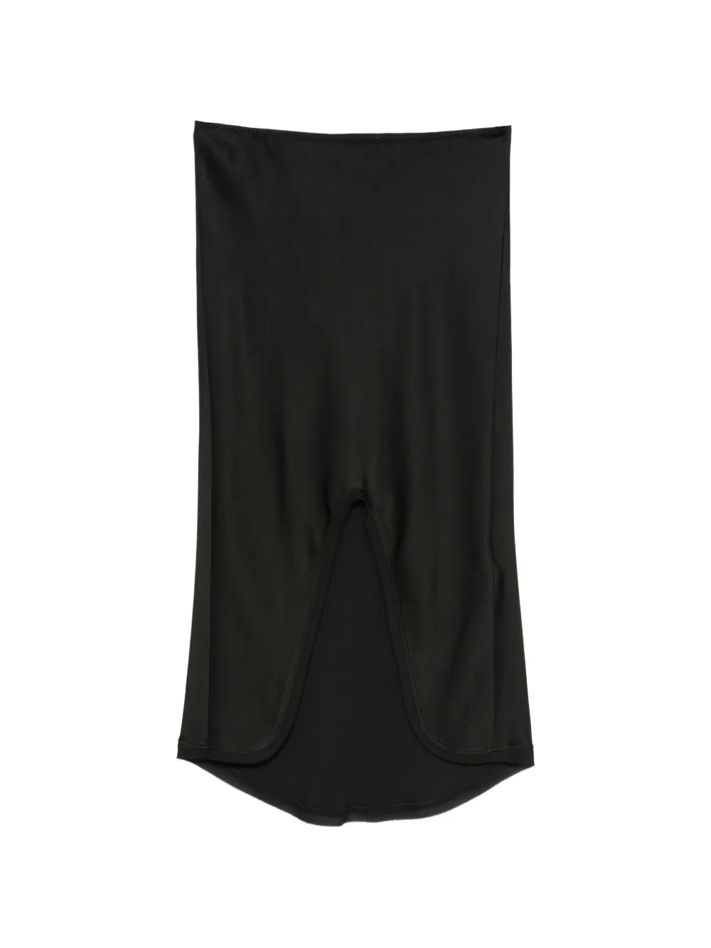 Victoria Beckham split-detail midi skirt - Nude