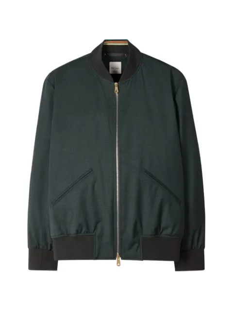 Paul Smith melange Storm System wool bomber jacket