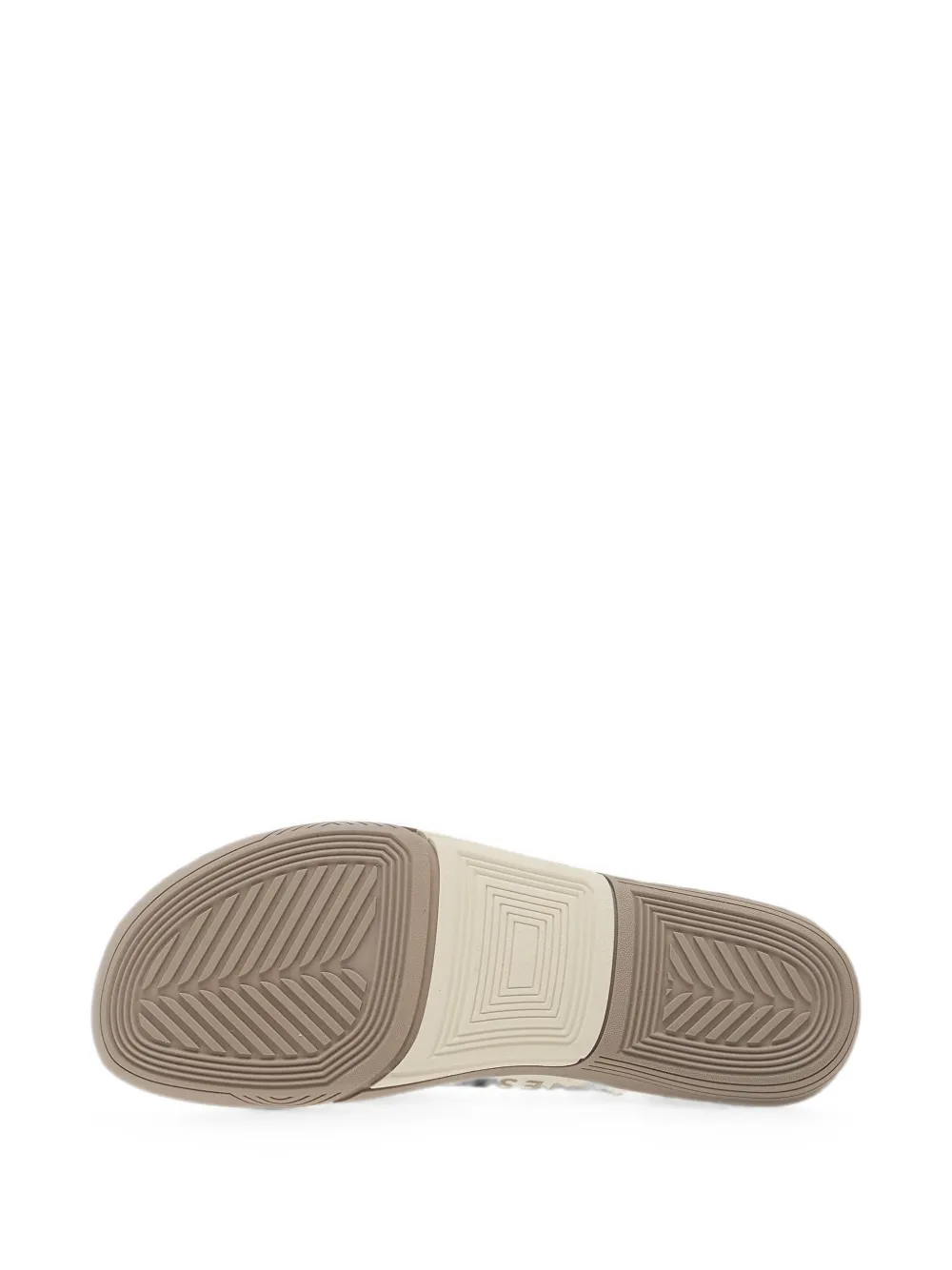 GROUNDS Sneakers met logoprint Wit