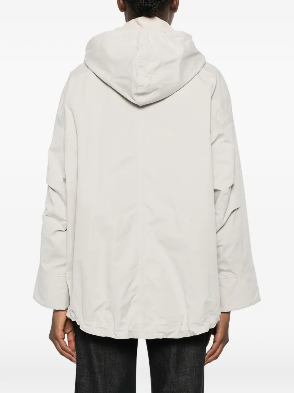 Brunello Cucinelli Jas met capuchon Beige