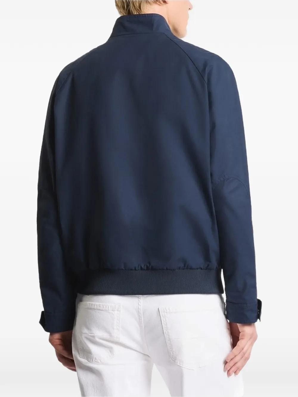 Fay Jack met geribbelde afwerking en rits Blauw