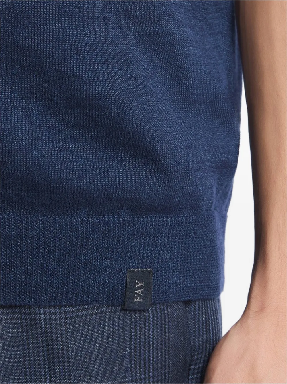 Fay Poloshirt met korte mouwen Blauw