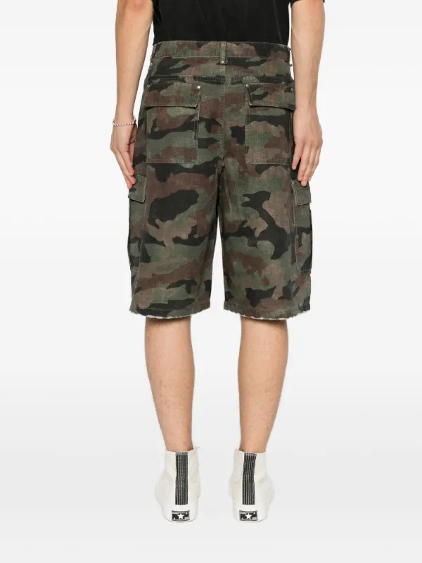 Represent カモフラージュ カーゴショーツ | グリーン | FARFETCH JP