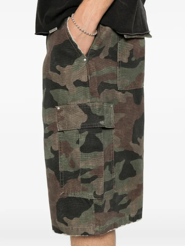 Represent カモフラージュ カーゴショーツ | グリーン | FARFETCH JP