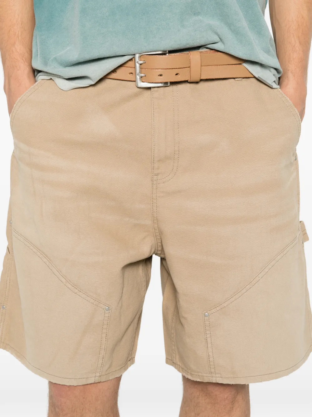 Represent Carpenter shorts met vlakken Beige