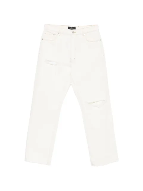 Represent Heaton distressed straight-leg jeans