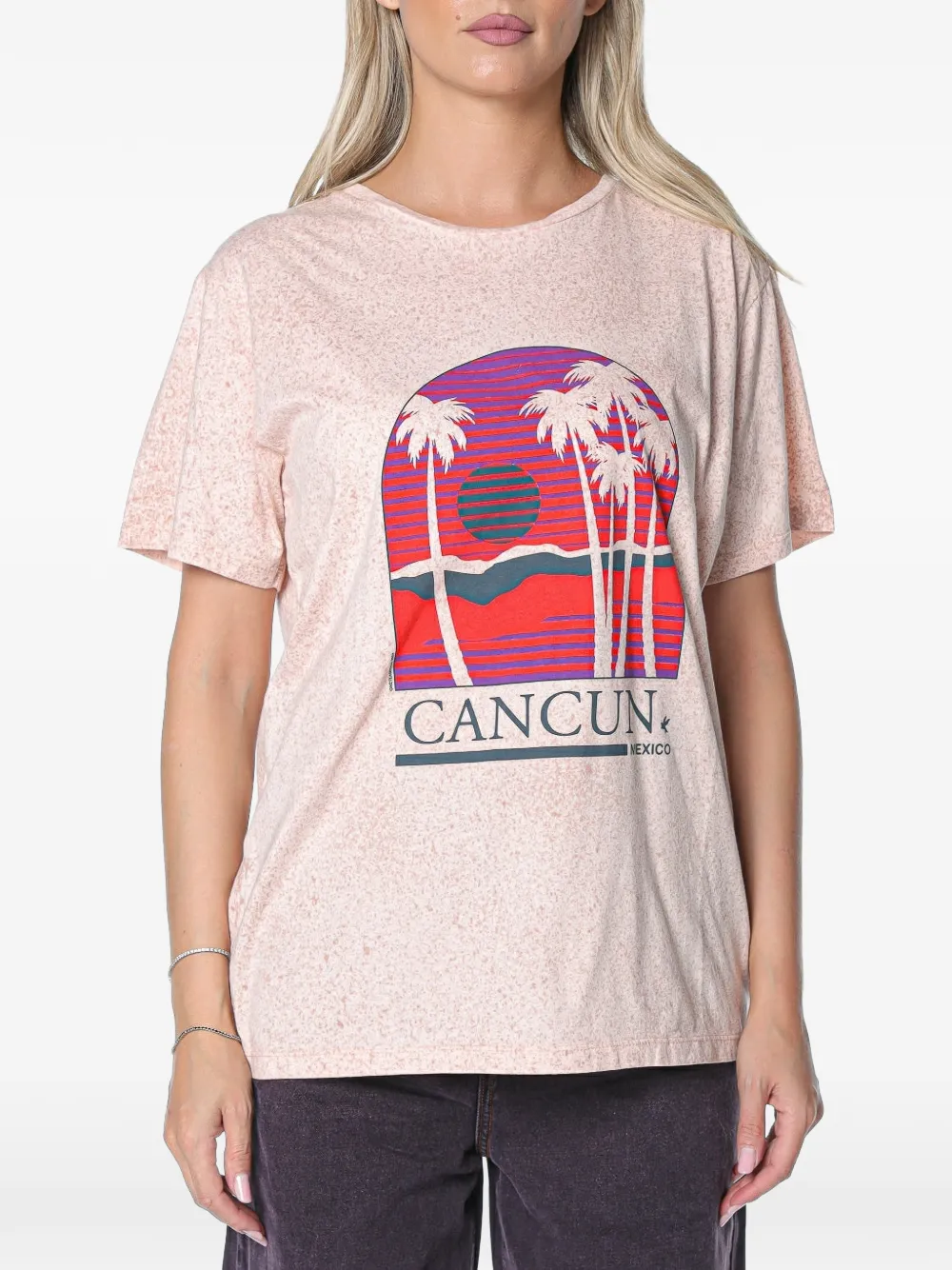One Teaspoon Cancun graphic-print T-shirt - Tons neutres One Teaspoon Cancun graphic-print T-shirt - Tons neutres