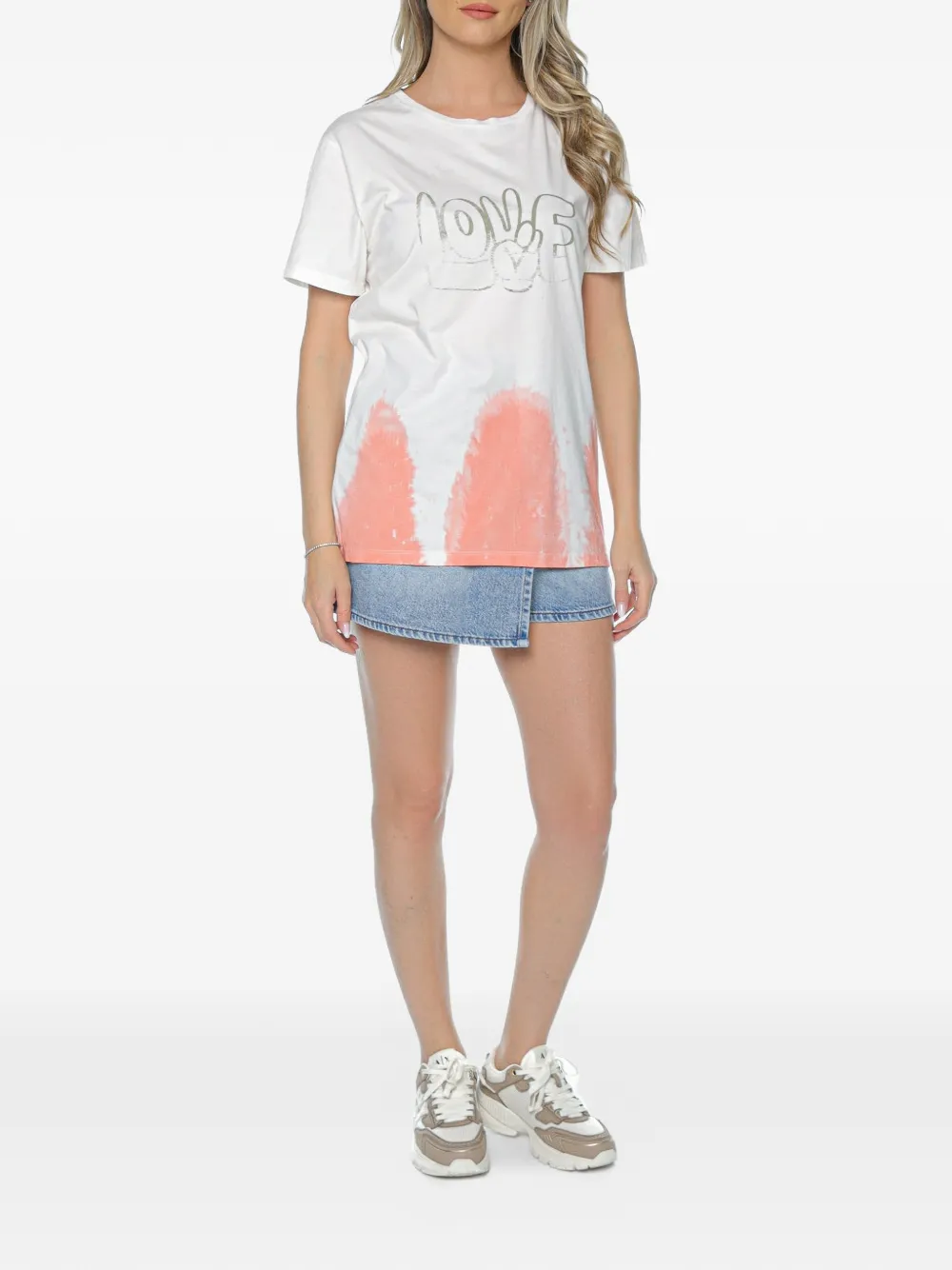 One Teaspoon Camiseta Con Logo Estampado - Blanco 