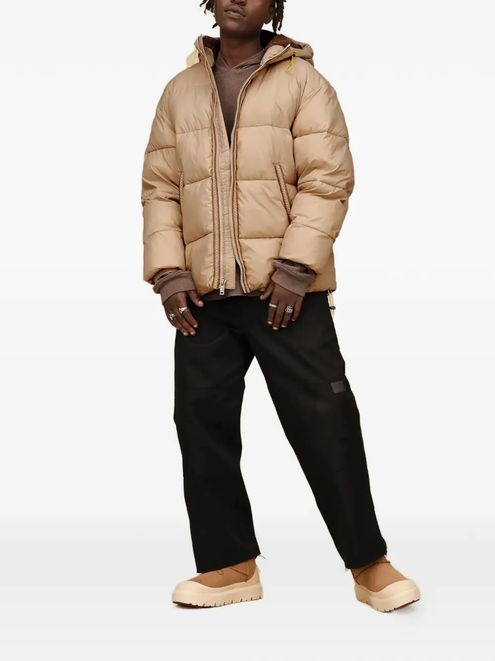 UGG Xayden braid donsjack Beige