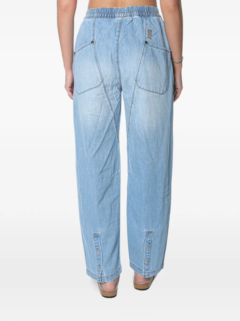One Teaspoon Odyssey jeans met elastische taille Blauw