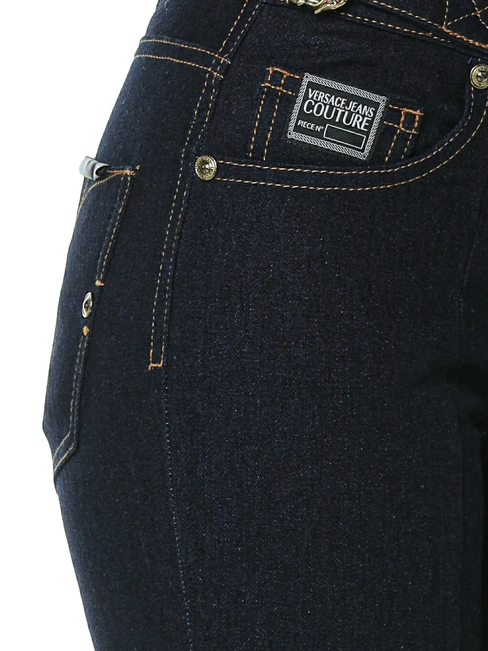 Versace Jeans Couture Cleo Buckles flared jeans Blauw