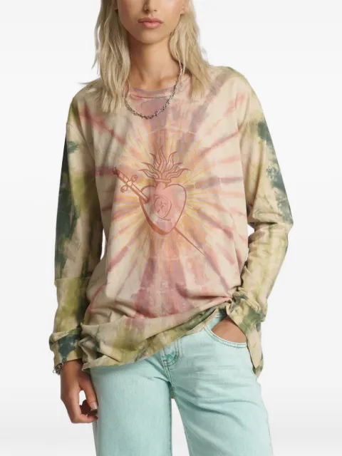 One Teaspoon Heart O Steel tie-dye T-shirt