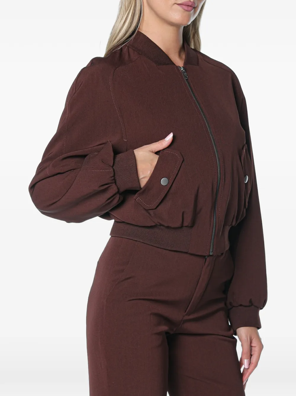 Drykorn Cropped bomberjack Rood