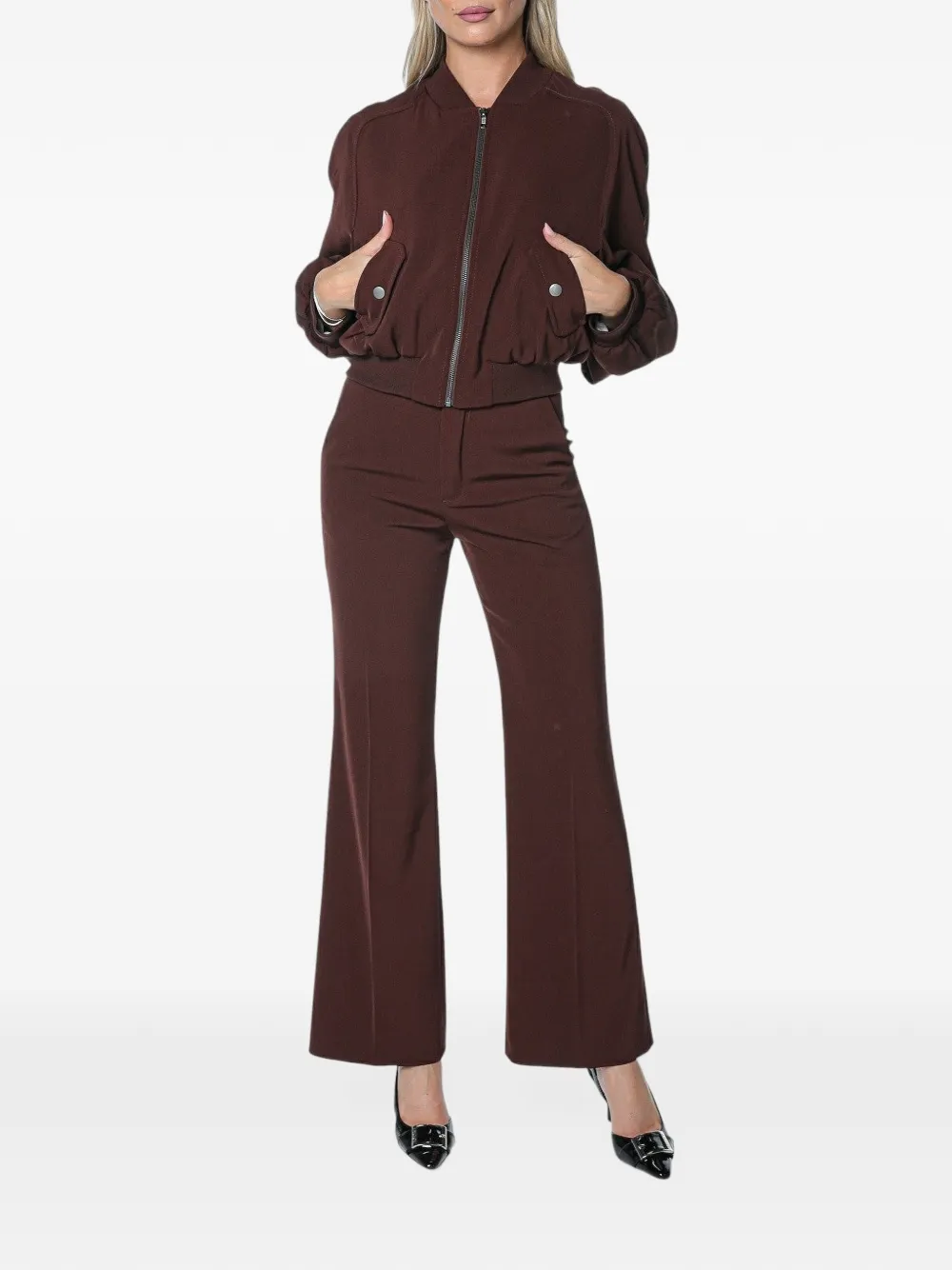 Drykorn Cropped bomberjack Rood