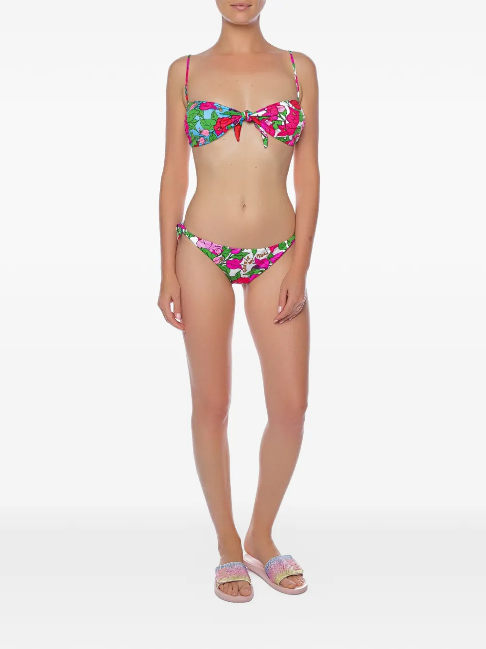 MC2 Saint Barth Andy bikinitop met bloemenprint Roze