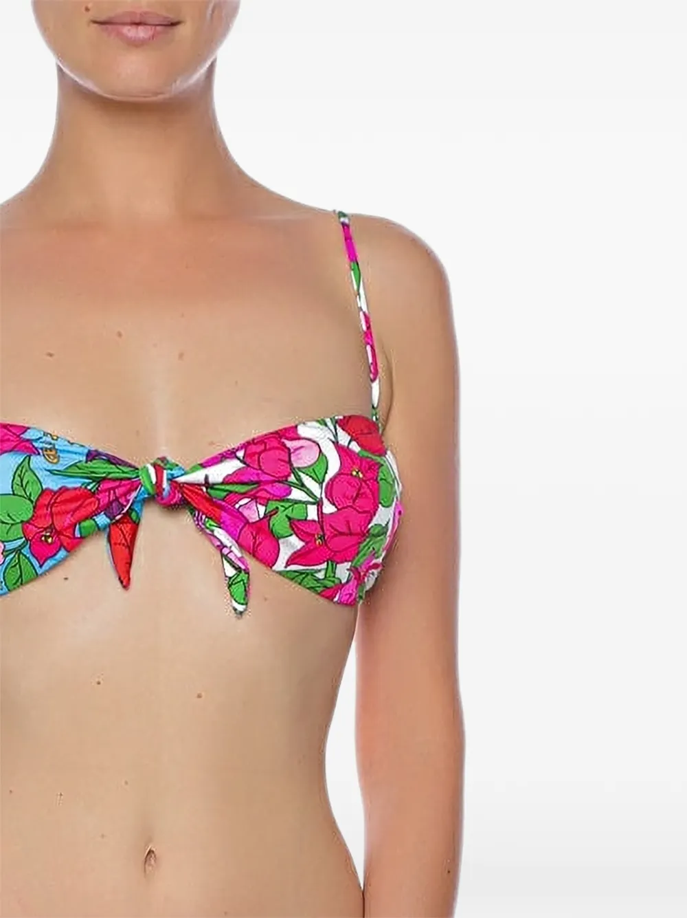 MC2 Saint Barth Andy bikinitop met bloemenprint Roze
