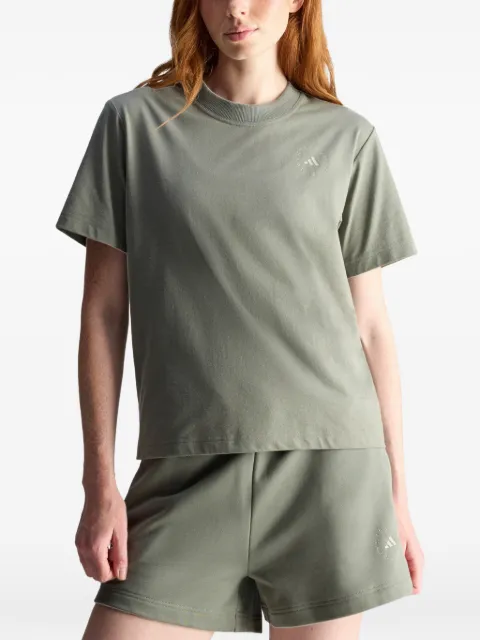 adidas by Stella McCartney logo-print crew-neck T-shirt