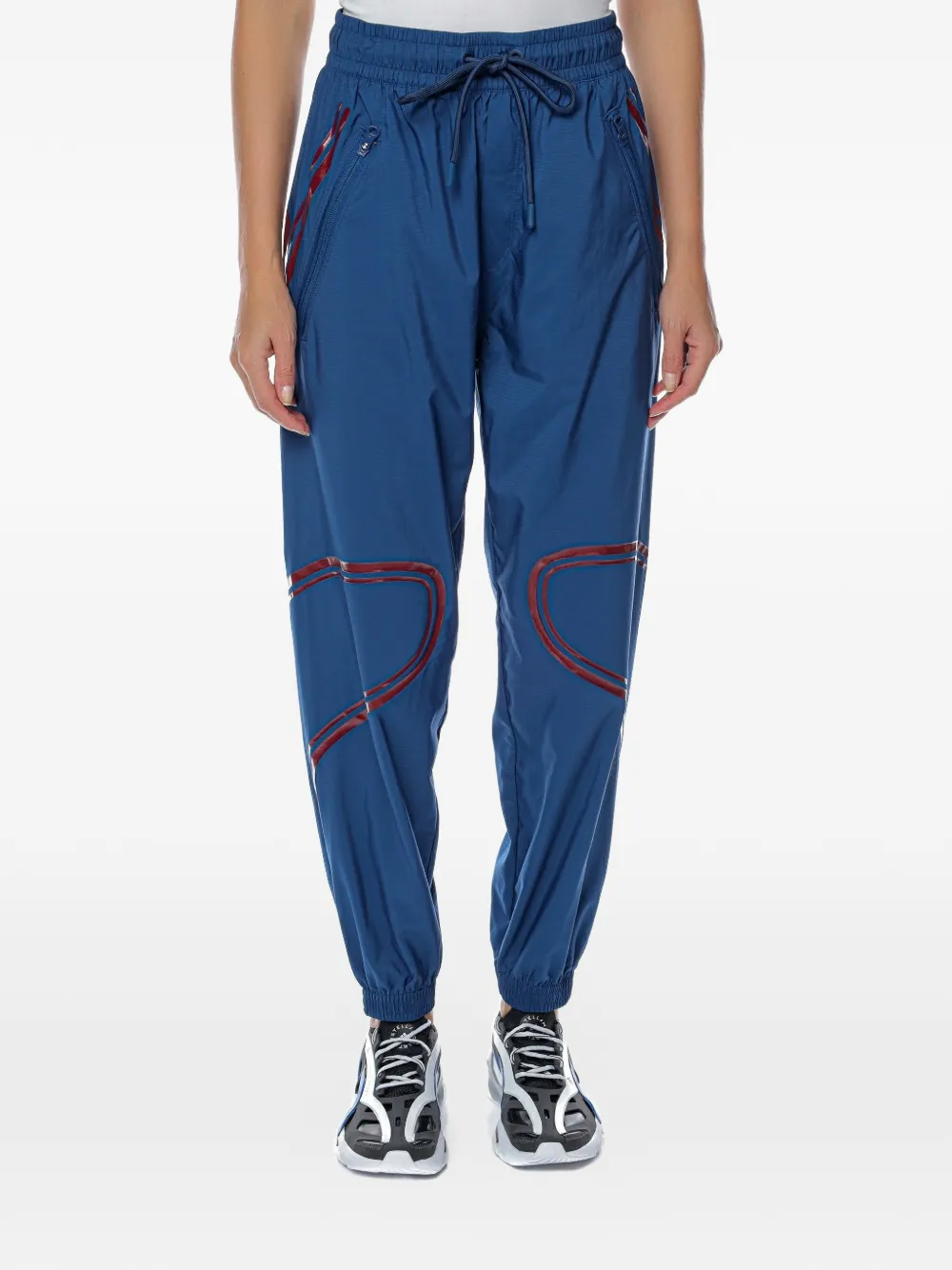 adidas by Stella McCartney Pantaloni sportivi TruePace con coulisse - Blu