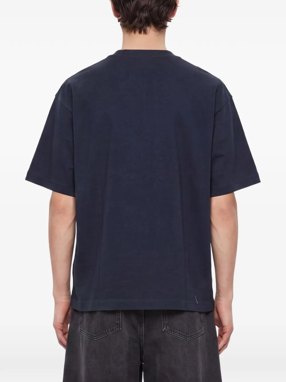 YMC T-shirt met ronde hals Blauw