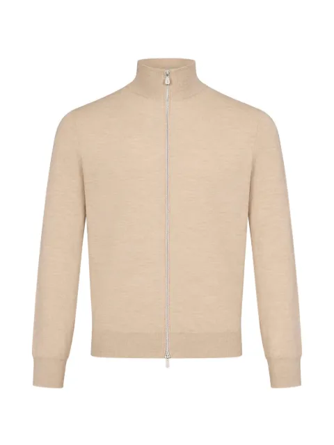 Brunello Cucinelli zip-up ribbed-trim sweater