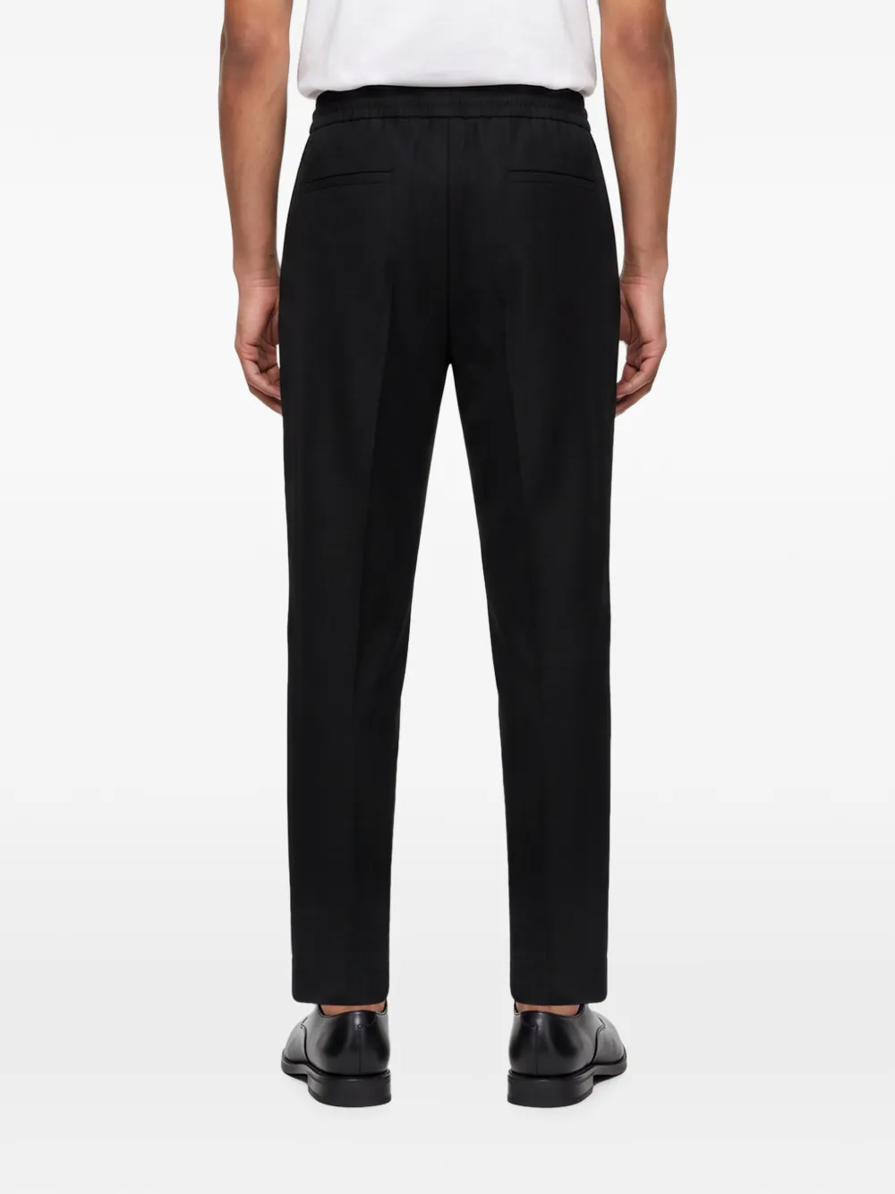 Briglia 1949 Wimbledon pantalon met trekkoordtaille Zwart
