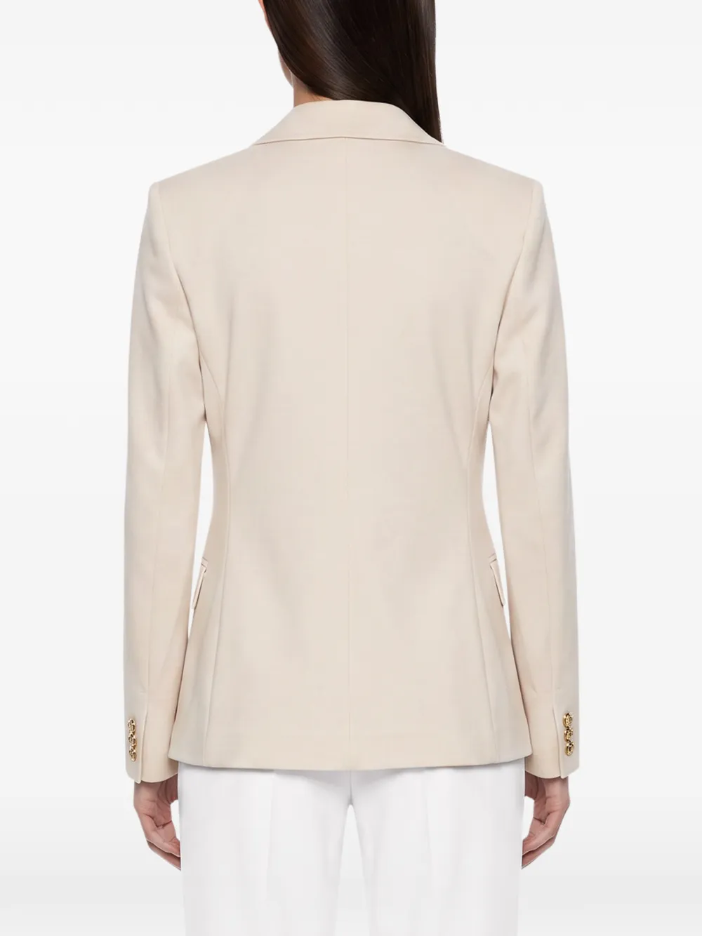 Weekend Max Mara Blazer met dubbele rij knopen Beige