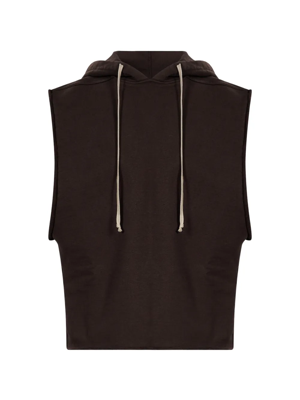 Rick Owens DRKSHDW cropped sleeveless hoodie