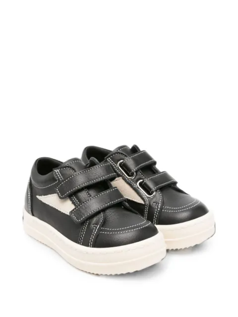 Rick Owens Kids touch-strap leather sneakers