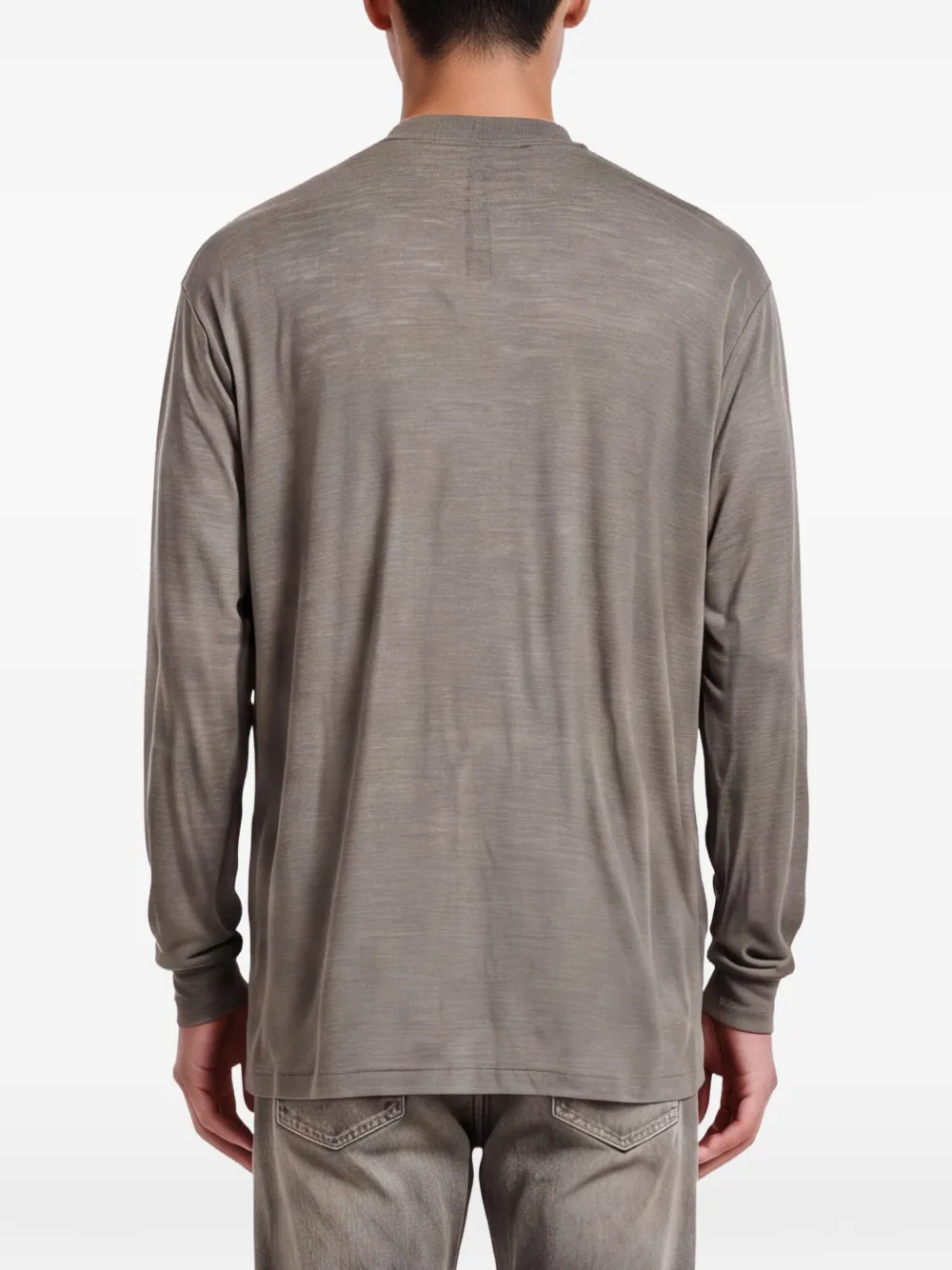 Rick Owens long-sleeve t-shirt Grijs