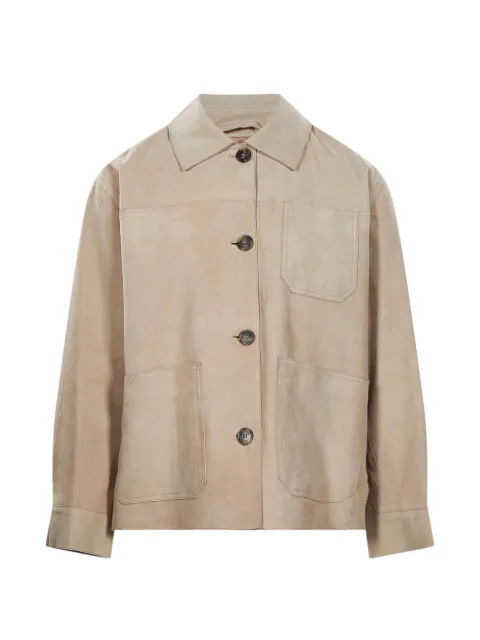 Weekend Max Mara Ghiera button-up patch-pocket jacket