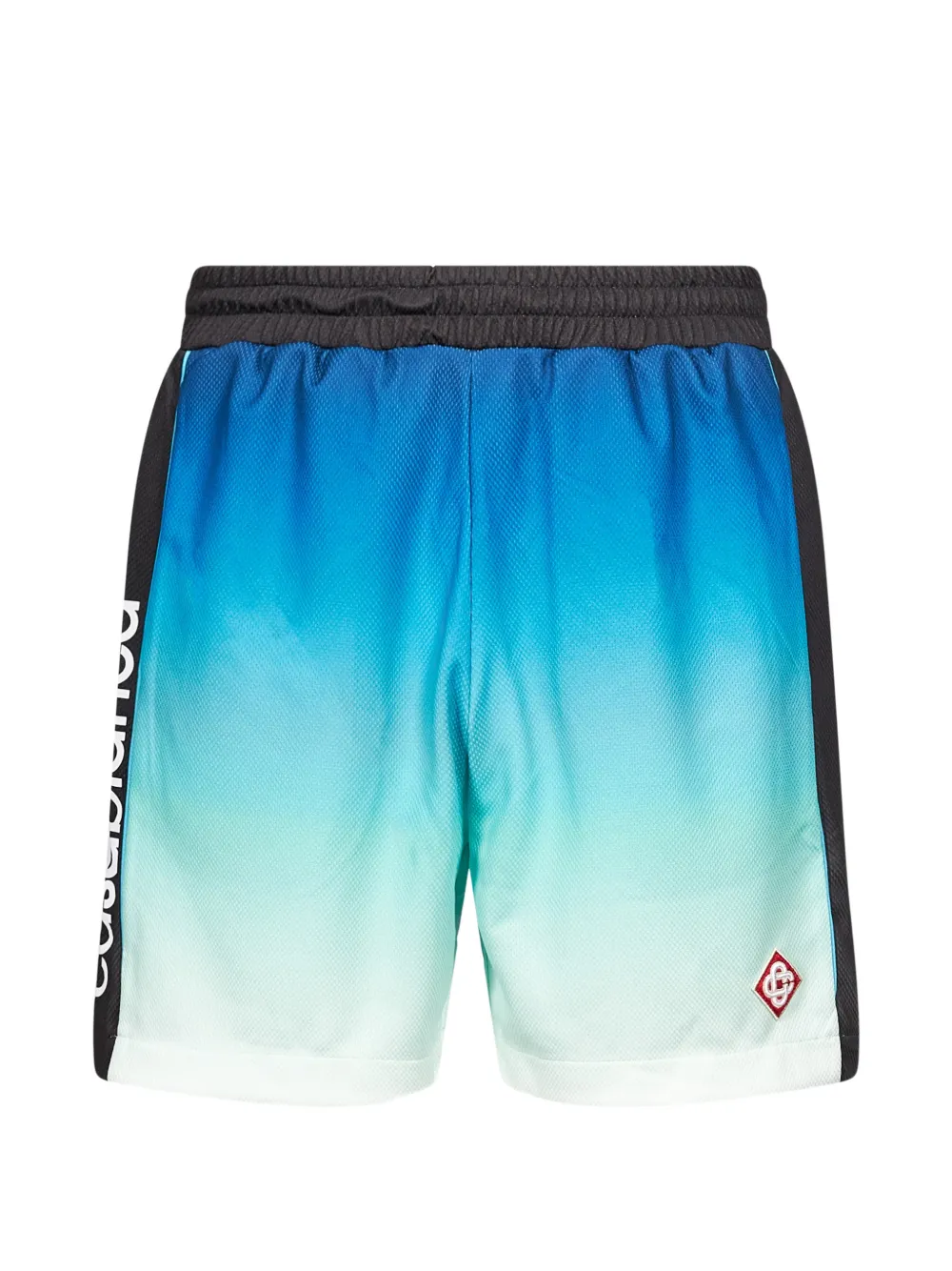 Casablanca blue & green gradient football shorts