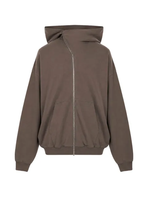 Rick Owens DRKSHDW asymmetric-zip hoodie