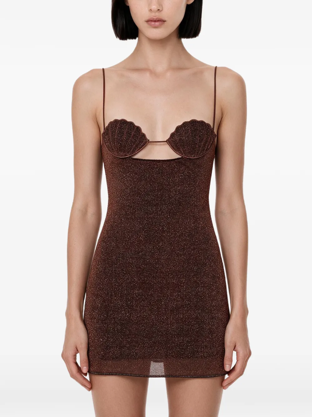 Oséree Lumière mini dress Bruin