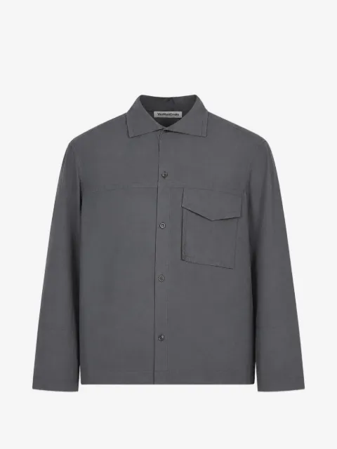 YMC chest-pocket button-up shirt
